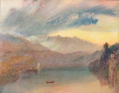 En sveitsisk innsjø, 1909 av Joseph Mallord William Turner