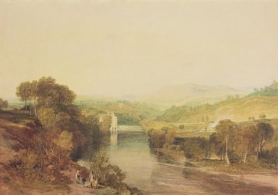 Addingham Mill on the Wharfe, West Yorkshire, ca. 1808 (akvarell på papir) av Joseph Mallord William Turner