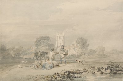 Autumn Sowing of the Grain, ca. 1794 (akvarell over grafitt på papir) av Joseph Mallord William Turner