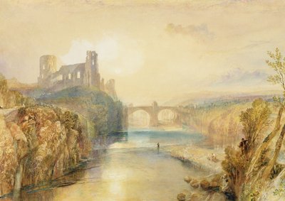 Barnard Castle (akvarell, gouache, penn og blekk på papir) av Joseph Mallord William Turner