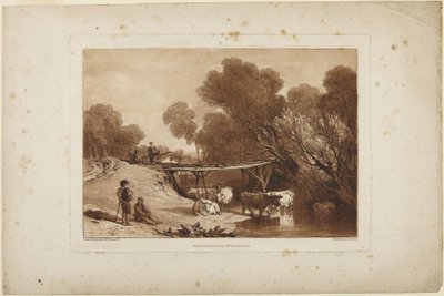 Bro og kuer av Joseph Mallord William Turner