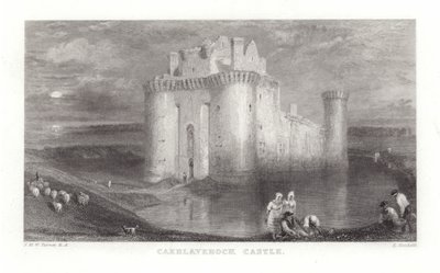 Caerlaverock Castle av Joseph Mallord William Turner
