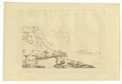 Kysten av Yorkshire (etsing) av Joseph Mallord William Turner