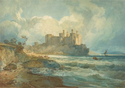 Conway Castle, Nord-Wales av Joseph Mallord William Turner