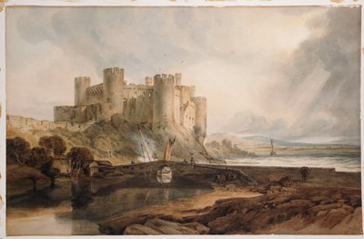 Conway Castle, ca. 1802 av Joseph Mallord William Turner