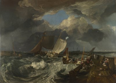 Calais-bryggen. 1803 av Joseph Mallord William Turner