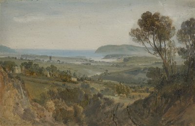 Fjernsyn over Plymouth, 1813 av Joseph Mallord William Turner