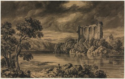 Egremont Castle, Cumberland. av Joseph Mallord William Turner
