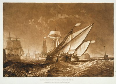 F.55.I Inngang til Calais havn, fra 