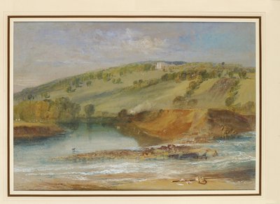 Farnley Hall, fra Junction of the Wharfe og Washburn av Joseph Mallord William Turner