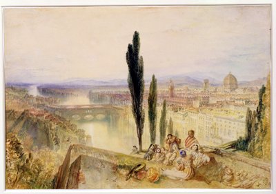 Firenze, ca. 1827 (wc på papir) av Joseph Mallord William Turner