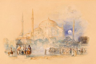 Hagia Sophia av Joseph Mallord William Turner
