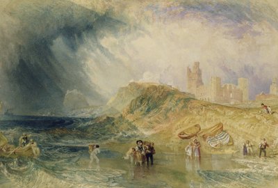 Holy Island, Northumberland, ca. 1820 av Joseph Mallord William Turner