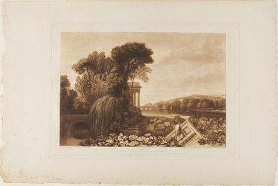 Isis, plate 68 fra Studieboken av Joseph Mallord William Turner