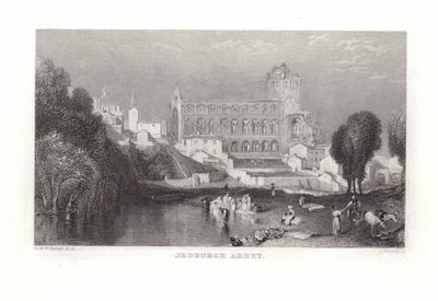 Jedburgh Abbey av Joseph Mallord William Turner