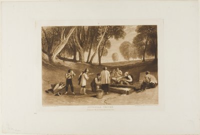 Juvenile Tricks, plate 22 fra Book of Studies av Joseph Mallord William Turner