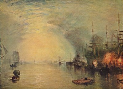 Keelmen heaving in Coals by Moonlight, 1835 av Joseph Mallord William Turner