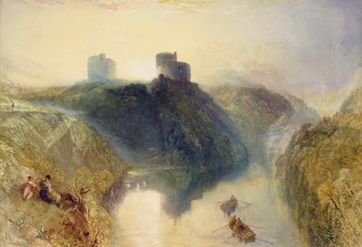 Kilgarren Castle, Pembrokeshire (wc på papir) av Joseph Mallord William Turner