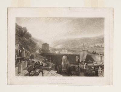 Kirkstall-slusen ved elven Aire av Joseph Mallord William Turner