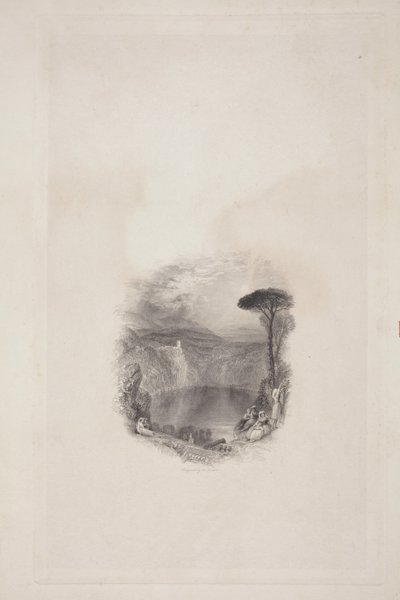Lake of Nemi (Broadleys dikt) av Joseph Mallord William Turner