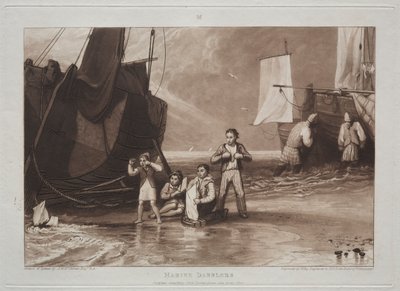 Studiebok: Marine Dabblers av Joseph Mallord William Turner