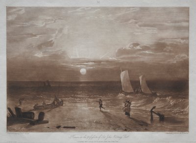 Liber Studiorum: Mildmay Sea-piece. av Joseph Mallord William Turner
