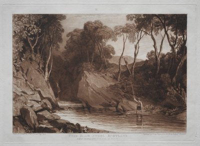 Studiebok: Nær Blain Athol, Skottland av Joseph Mallord William Turner