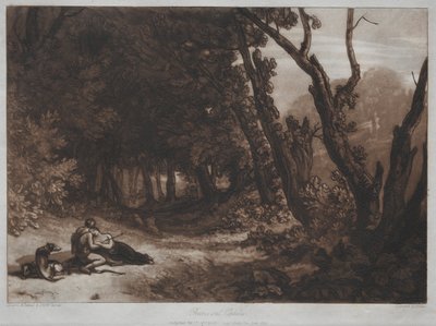 Liber Studiorum: Procris og Cephalus av Joseph Mallord William Turner