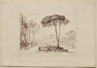 Studiebok: Scene på landsbygda av Joseph Mallord William Turner