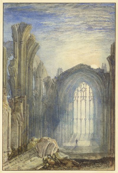 Melrose Abbey av Joseph Mallord William Turner