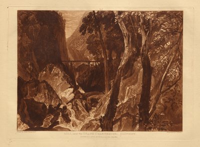 Mølle nær Grande Chartreuse av Joseph Mallord William Turner