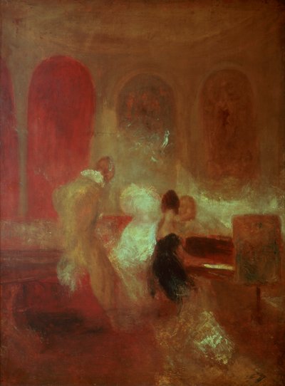Musikkfest, East Cowes Castle, Isle of Wight, 1835 av Joseph Mallord William Turner