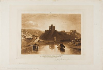 Norham Castle, plate 57 fra Book of Studies av Joseph Mallord William Turner
