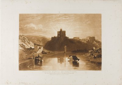 Norham Castle, plate 57 fra Book of Studies av Joseph Mallord William Turner