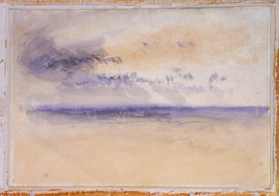 Utenfor kysten: Havlandskap og skyer av Joseph Mallord William Turner