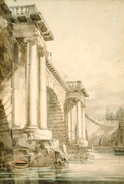 Old Blackfriars Bridge av Joseph Mallord William Turner