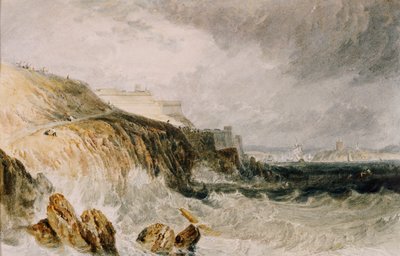 Plymouth Citadel, a Gale, 1815 av Joseph Mallord William Turner