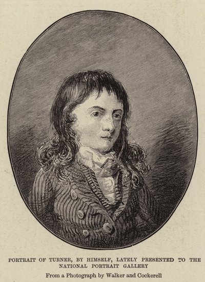 Portrett av Turner, av seg selv, nylig presentert for National Portrait Gallery av Joseph Mallord William Turner