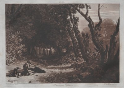 Procris og Cephalus av Joseph Mallord William Turner