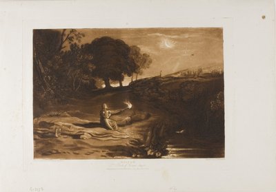 Rispah, plate 46 fra Studieboken av Joseph Mallord William Turner