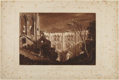 Rievaulx Abbey, Yorkshire av Joseph Mallord William Turner