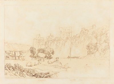River Wye av Joseph Mallord William Turner