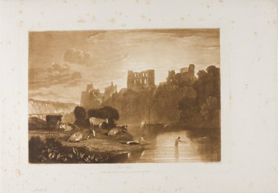 River Wye, plate 48 fra Liber Studiorum av Joseph Mallord William Turner