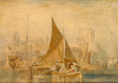 Rochester på Medway av Joseph Mallord William Turner