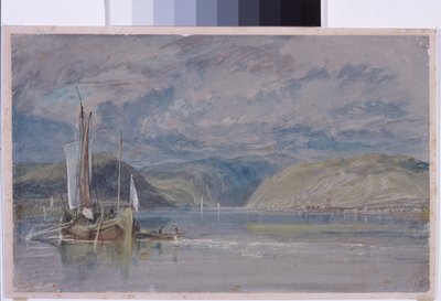 Rüdesheim av Joseph Mallord William Turner