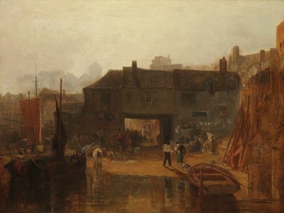 Saltash med vannfergen, Cornwall, 1811. av Joseph Mallord William Turner