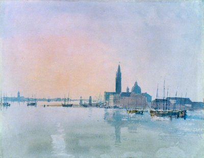 San Giorgio Maggiore fra Dogana, 1819. av Joseph Mallord William Turner