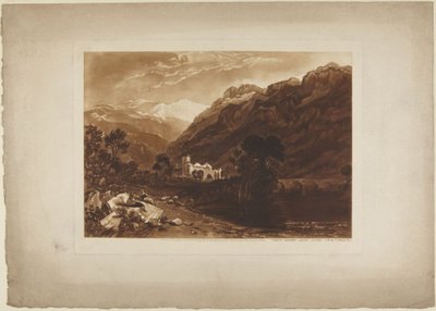 Scene i Alpene av Joseph Mallord William Turner