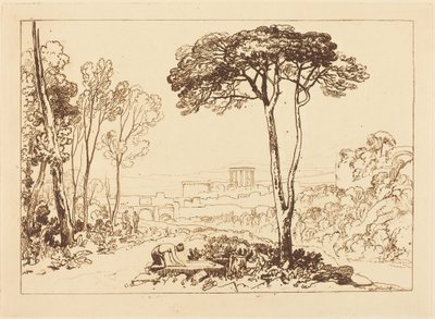 Scene i Campagnaen av Joseph Mallord William Turner