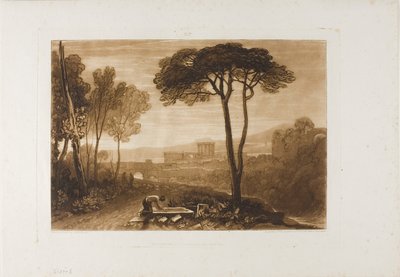 Scene in the Company, plate 38 fra Book of Studies av Joseph Mallord William Turner